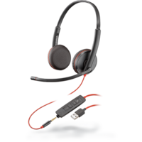 Blackwire C3225 Stereo 3.5mm and USB Headset