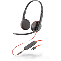 Blackwire C3225 Stereo 3.5mm and USB Headset